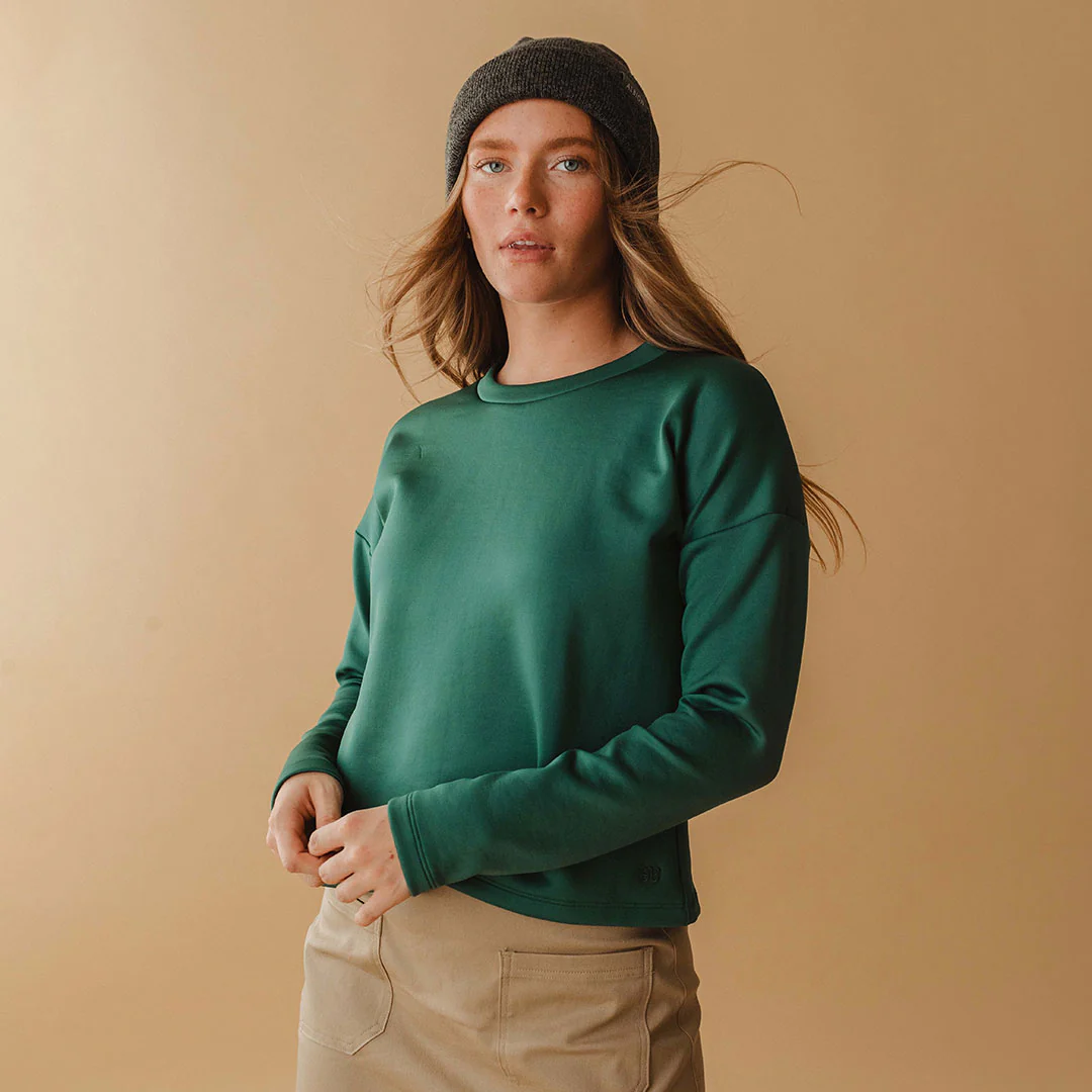 Brighton Pullover, Emerald - Image 3