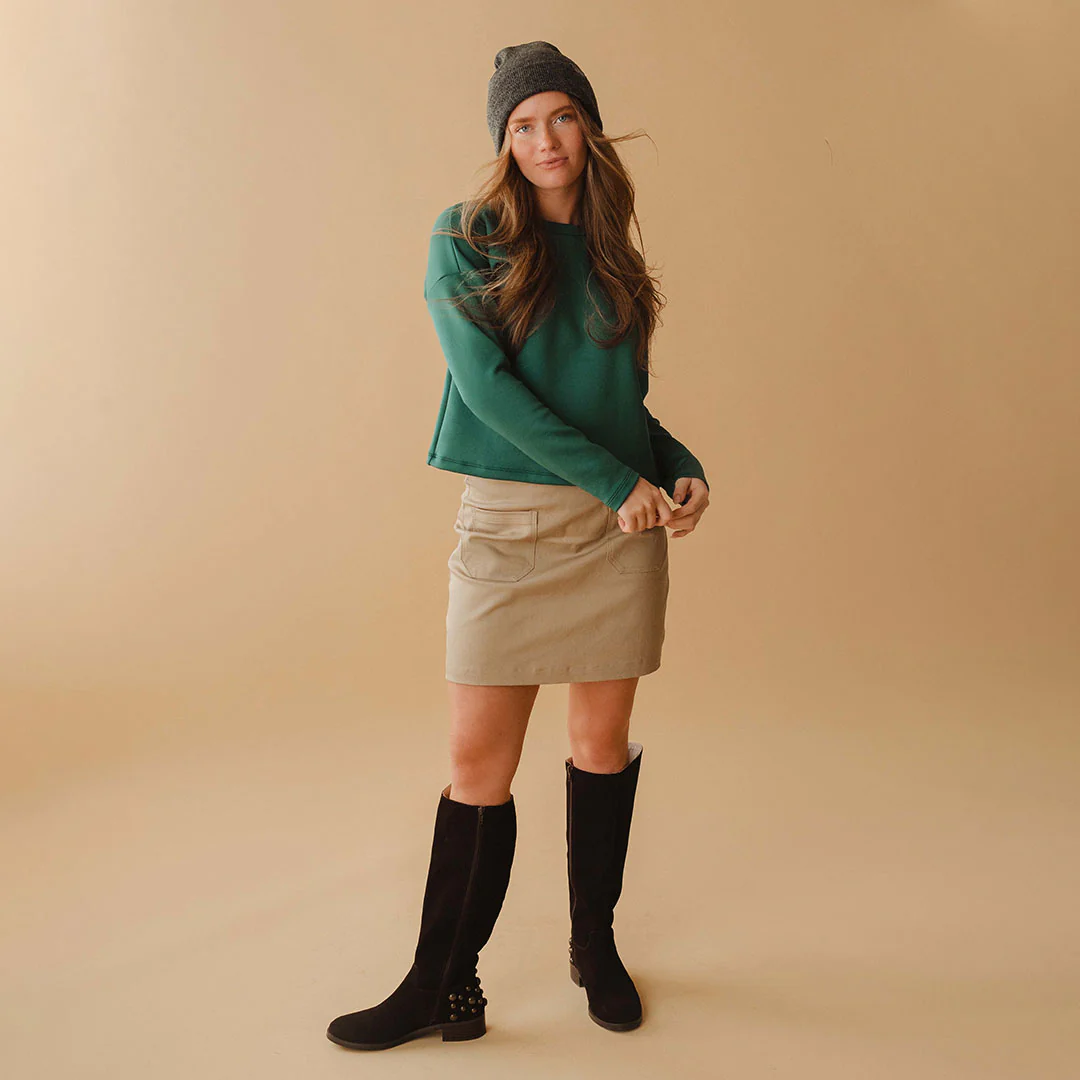 Brighton Pullover, Emerald - Image 6