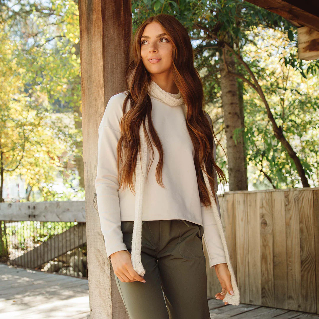 Brighton Pullover, Stone - Image 2