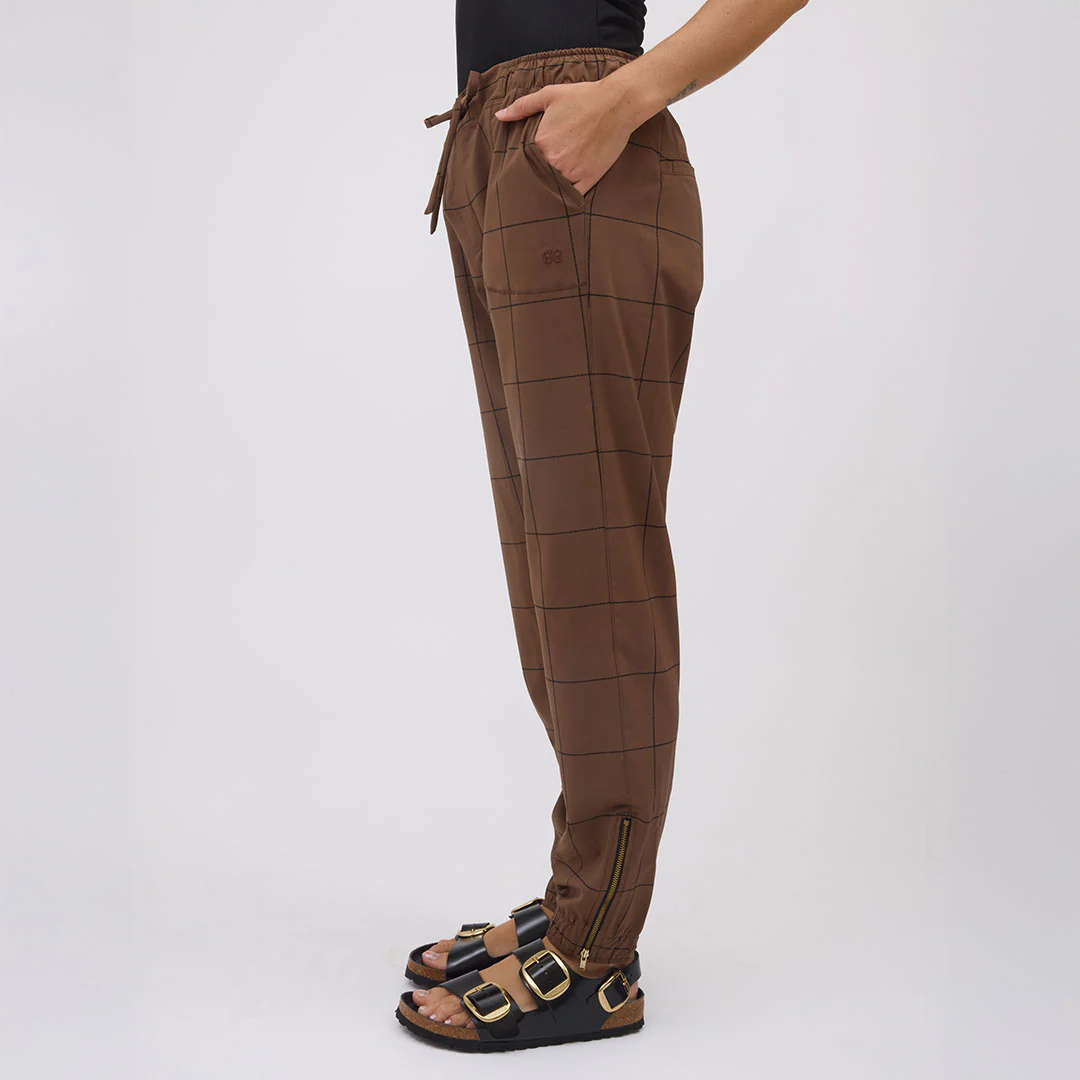 Brown/Black Windowpane Jetsetters - Image 4
