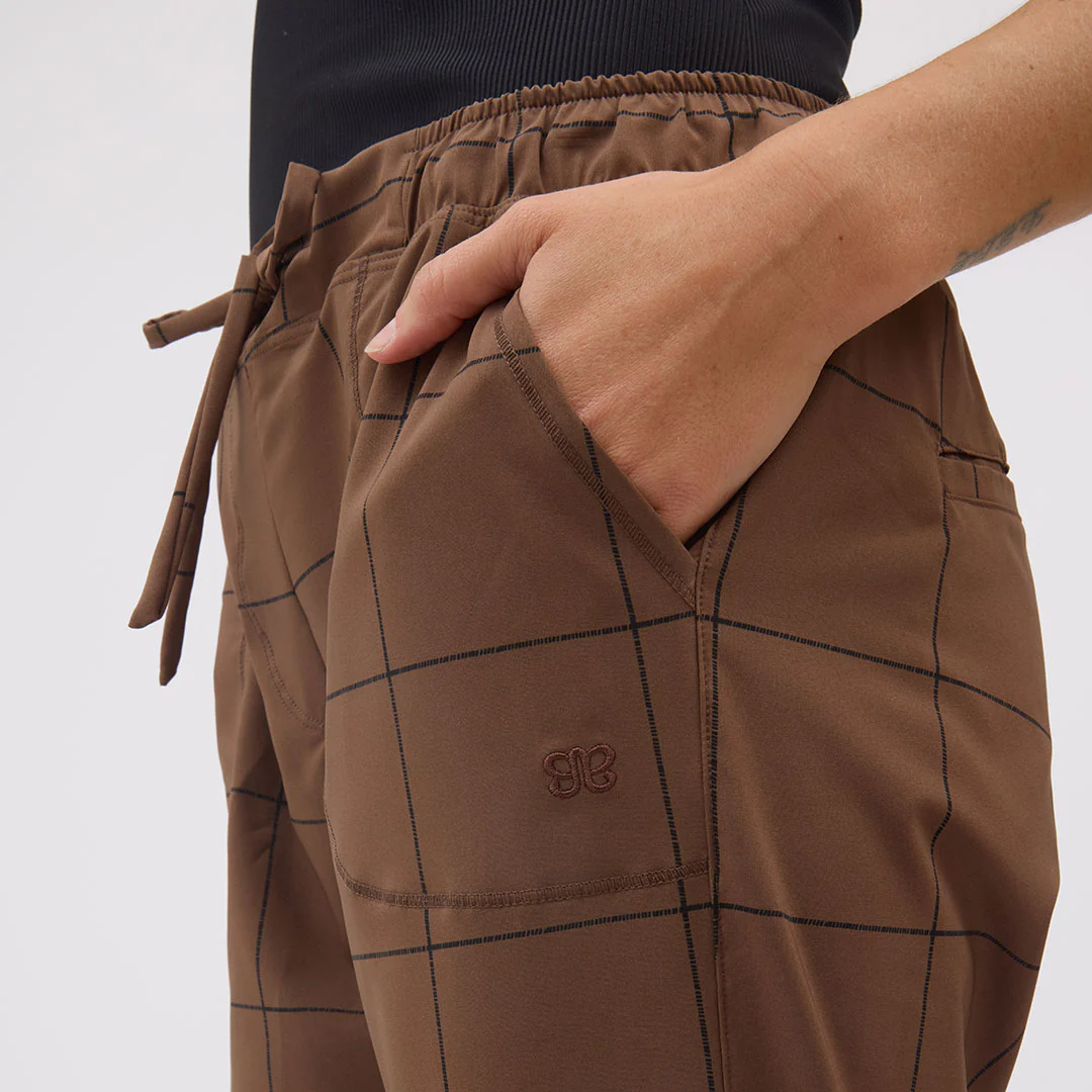 Brown/Black Windowpane Jetsetters - Image 6