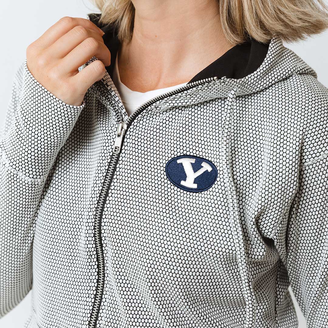 BYU Albion Zip-Up, Honeycomb - Image 14
