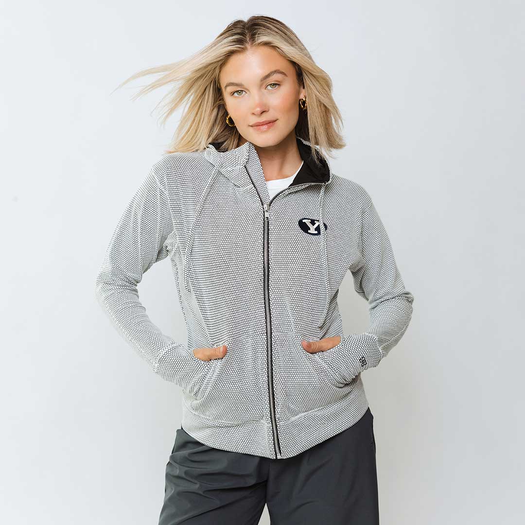 BYU Albion Zip-Up, Honeycomb - Image 8