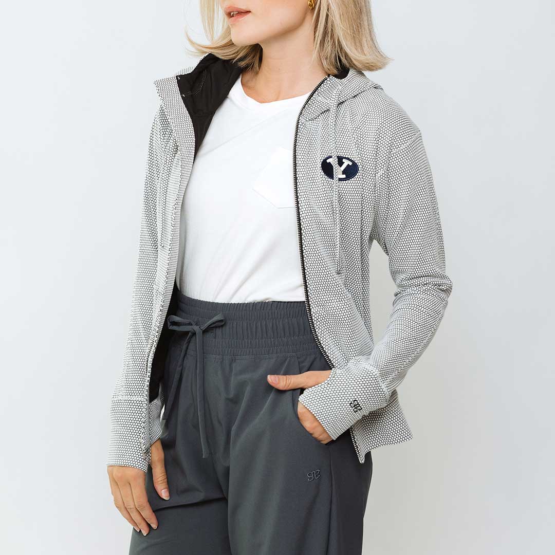 BYU Albion Zip-Up, Honeycomb - Image 9