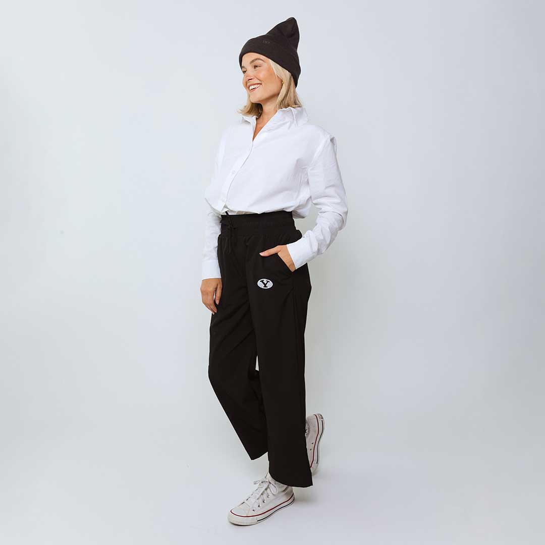 BYU Audrey Wide Leg Pants, Black - Image 6
