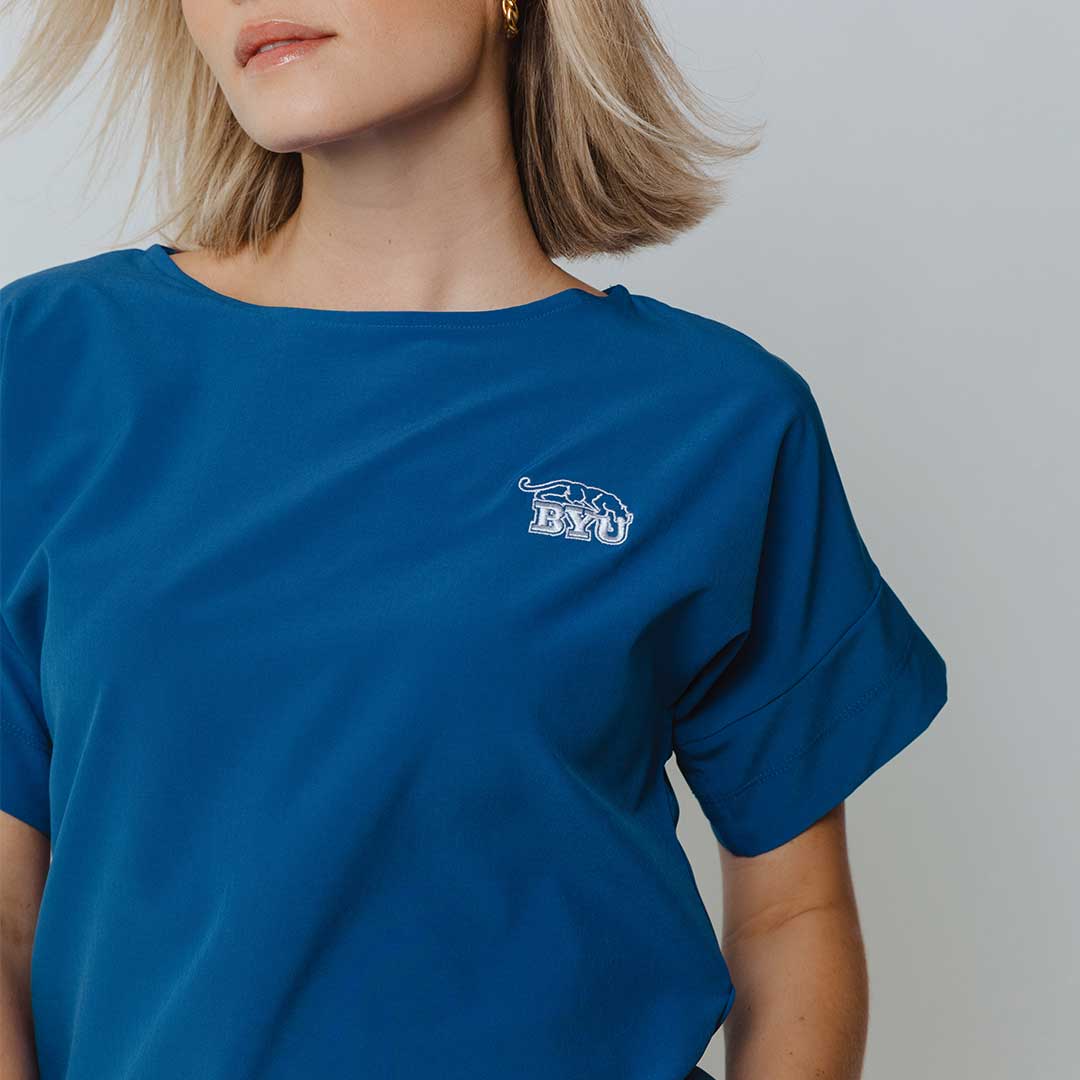 BYU Boss Tee, Royal Blue - Image 2