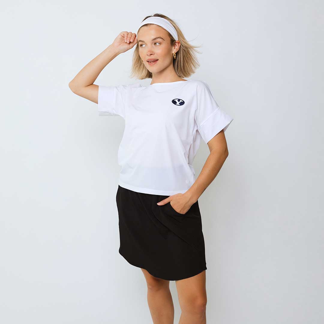 BYU Boss Tee, White - Image 11