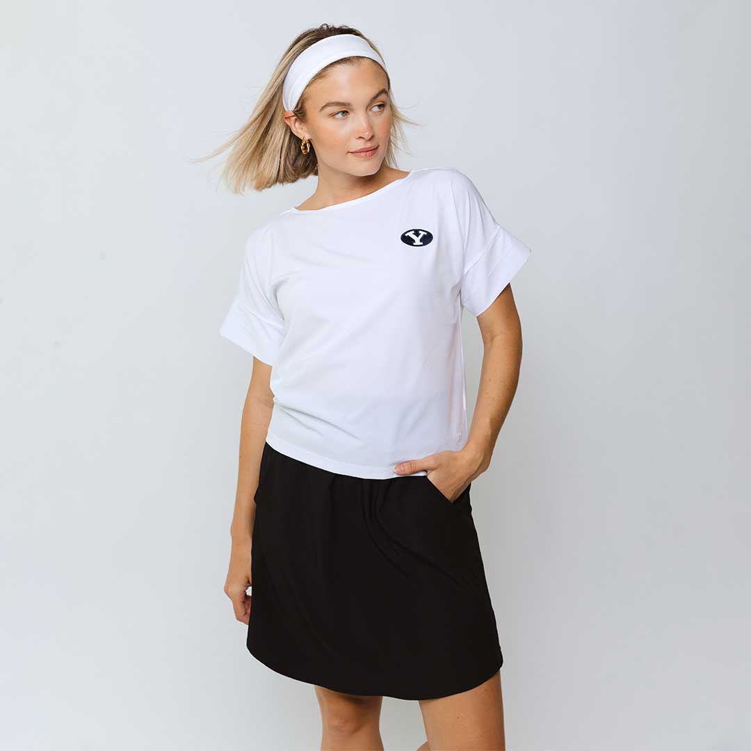 BYU Boss Tee, White - Image 13