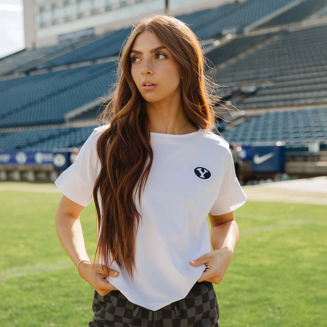 BYU Boss Tee, White - Image 16