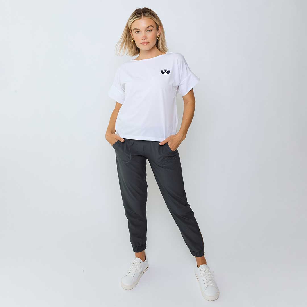 BYU Boss Tee, White - Image 8