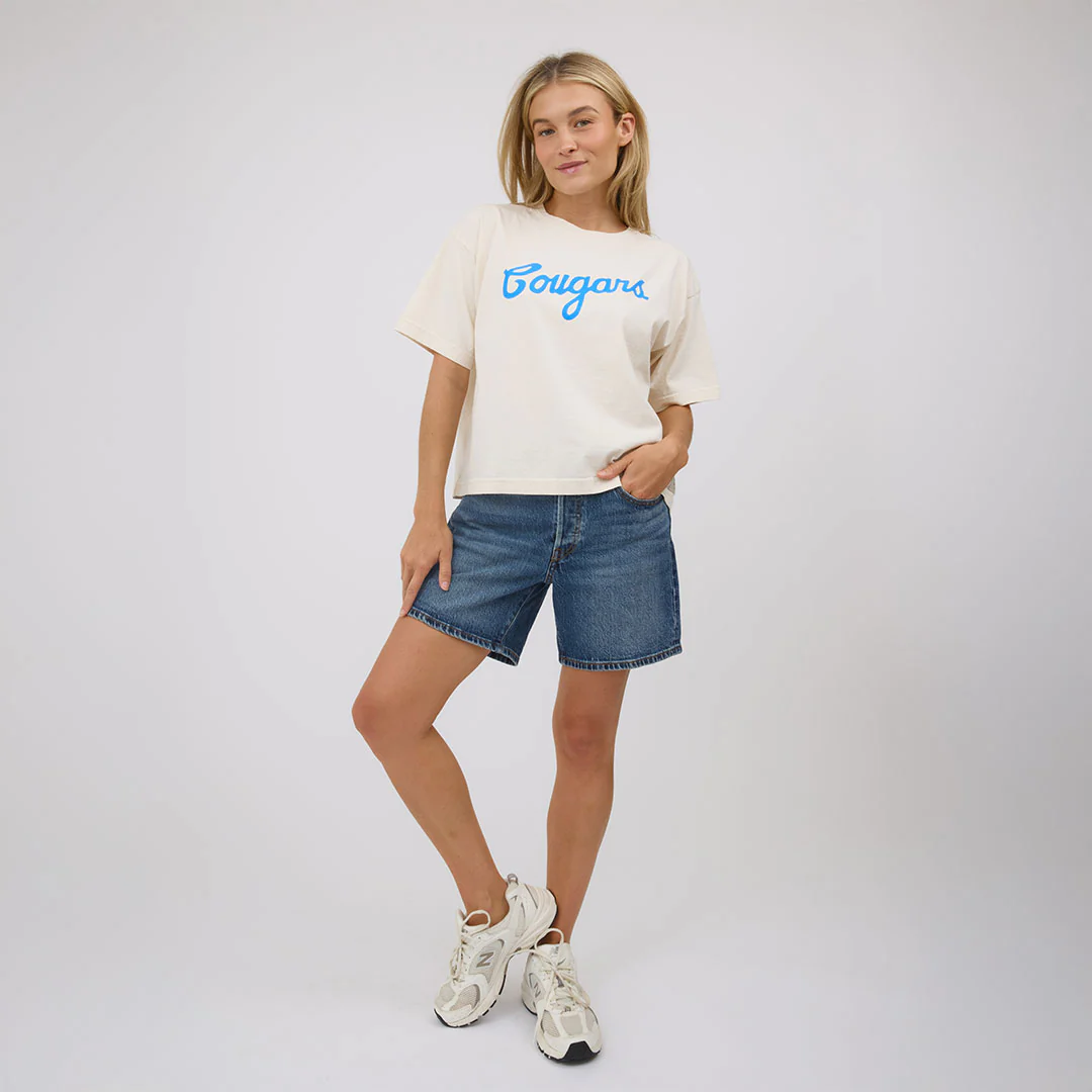 BYU Oversized Tee, Natural - Cougars - Image 2
