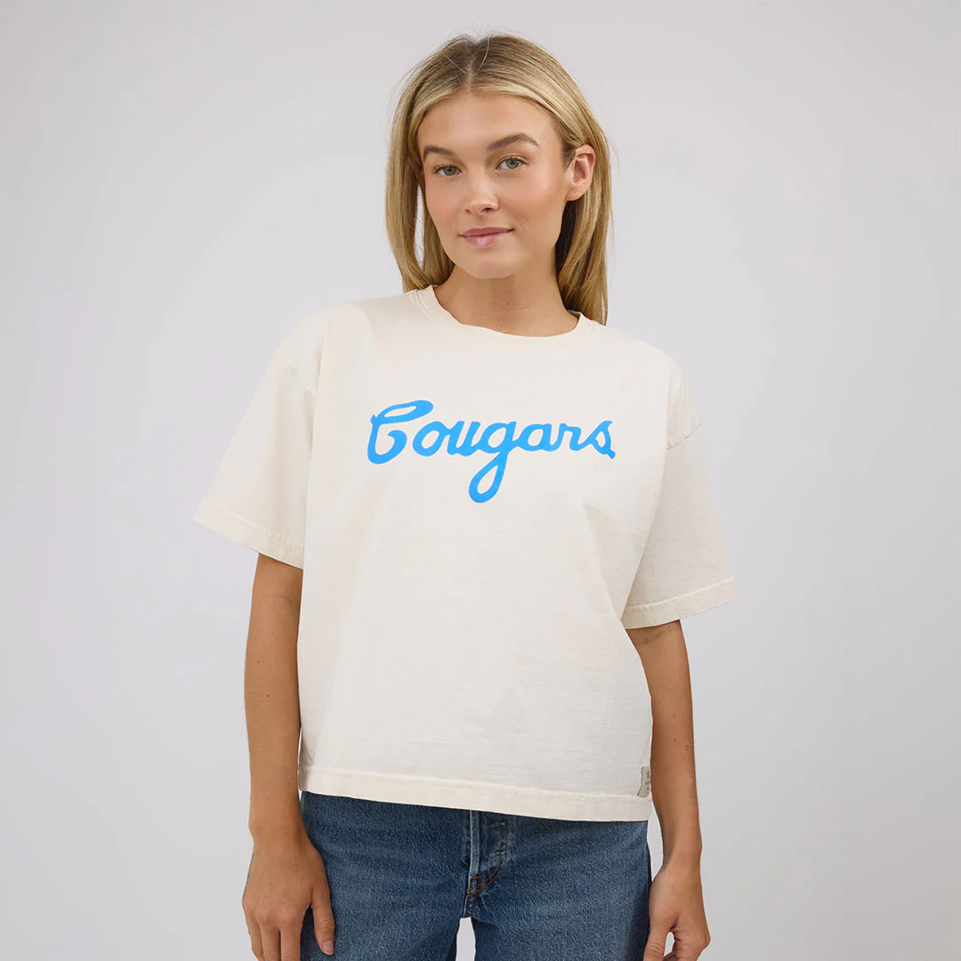 BYU Oversized Tee, Natural - Cougars - Image 3