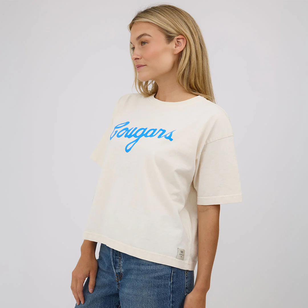 BYU Oversized Tee, Natural - Cougars - Image 4