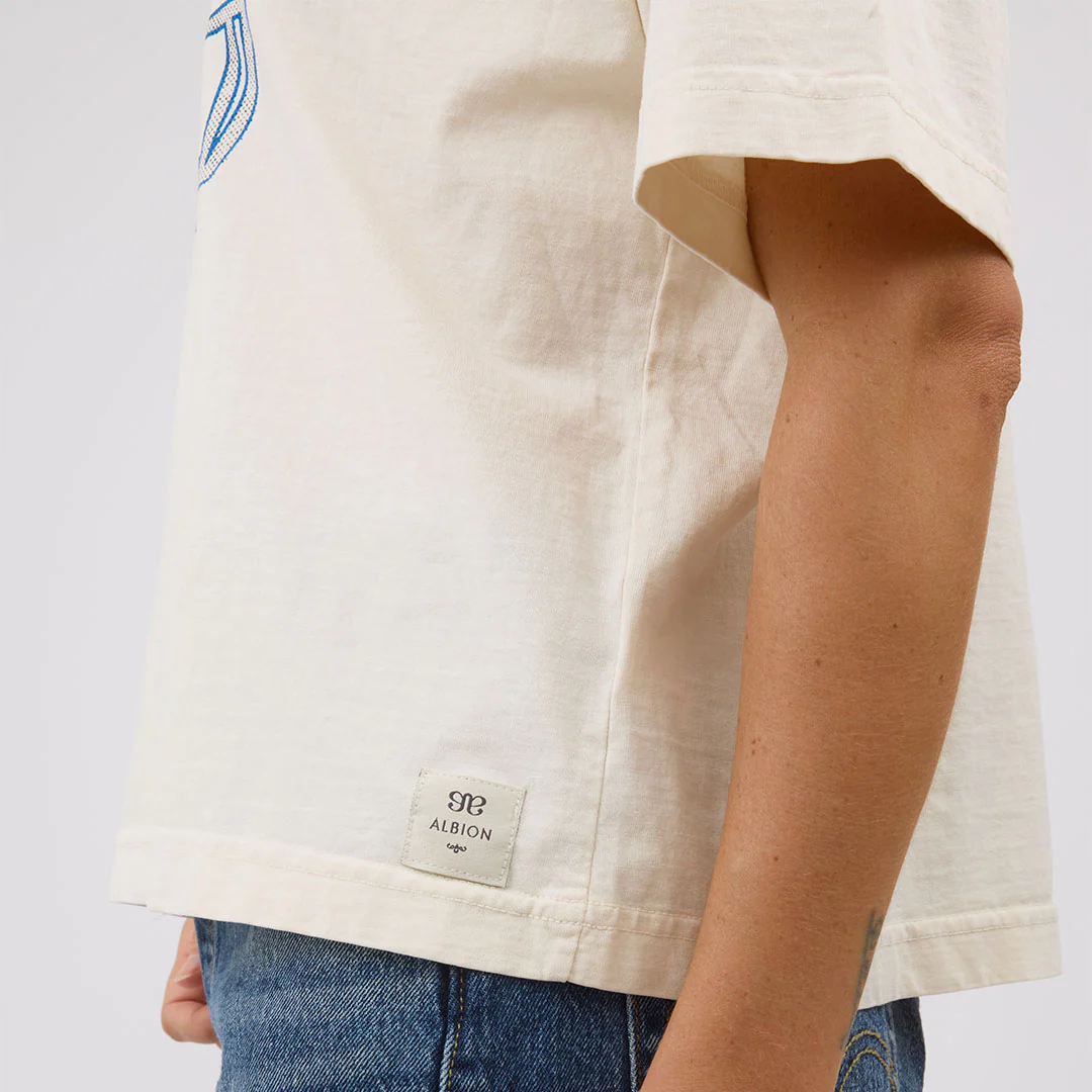 BYU Oversized Tee, Natural - Helmet - Image 6
