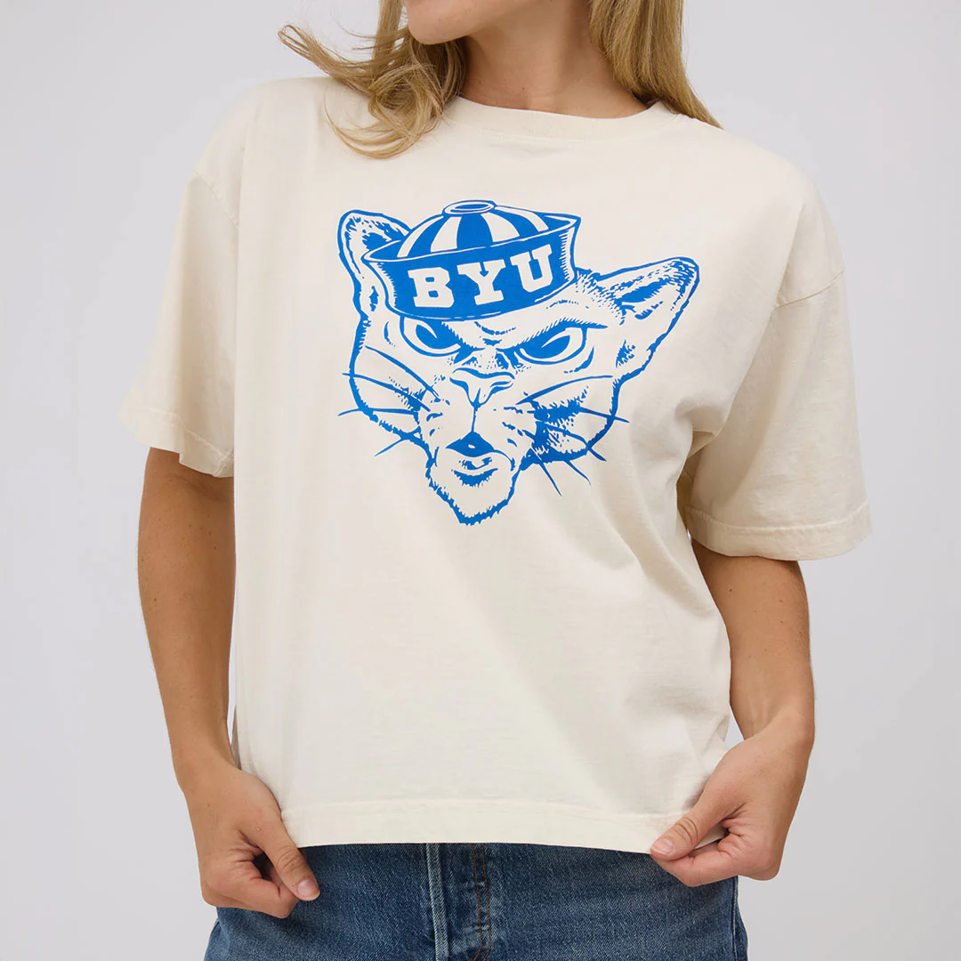 BYU Oversized Tee, Natural - Sailor - Image 5