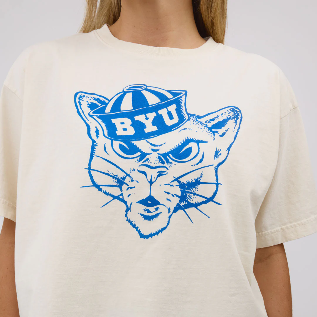 BYU Oversized Tee, Natural - Sailor - Image 9