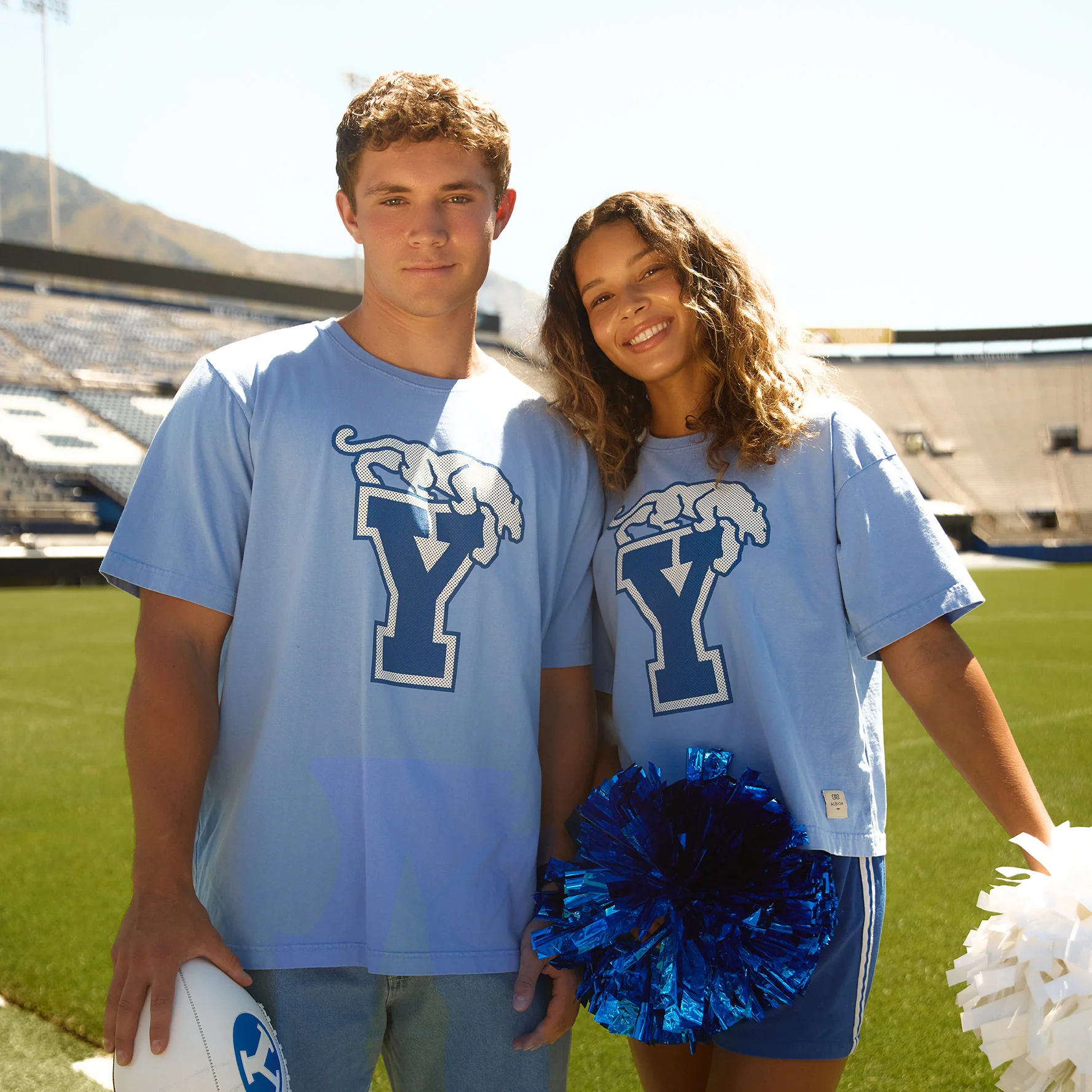 BYU Unisex Tee, Royal - Cougar Y - Image 6