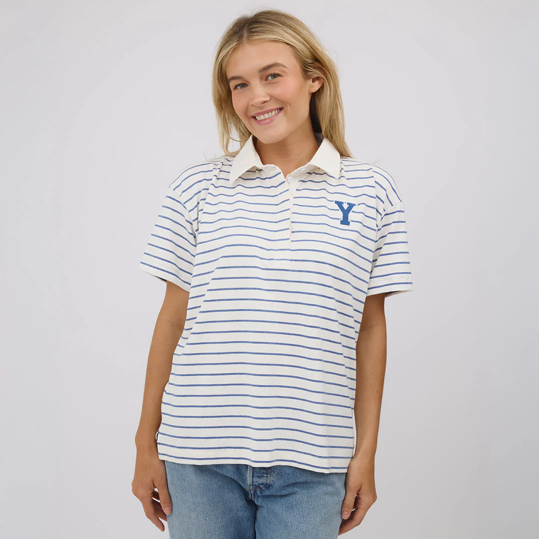 BYU Women's Polo, Venice Stripe - Image 3