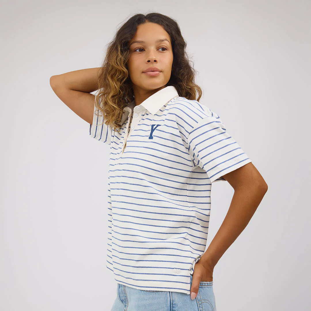 BYU Women's Polo, Venice Stripe - Image 7