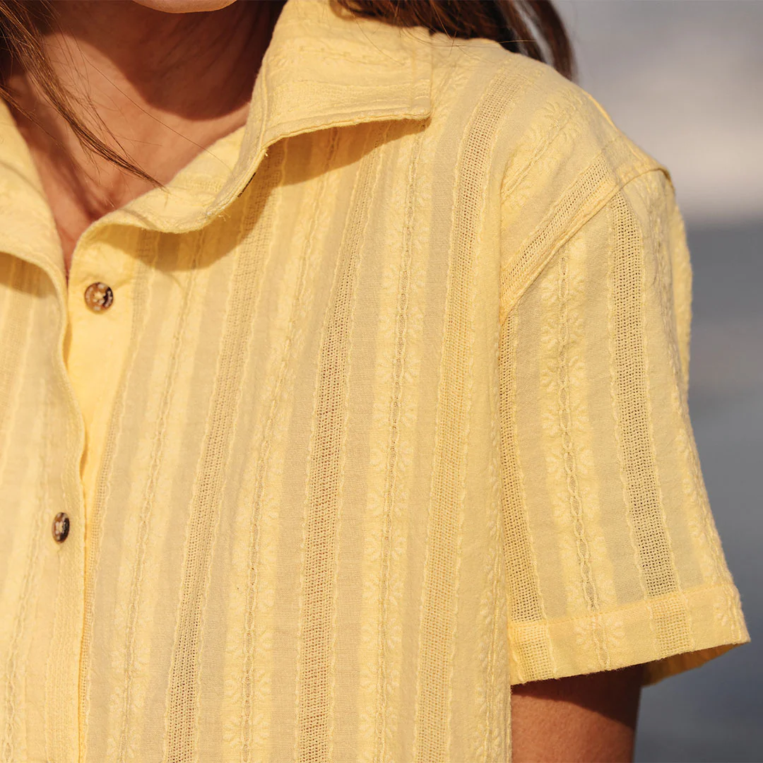 Cabana Shirt, Butter - Image 3