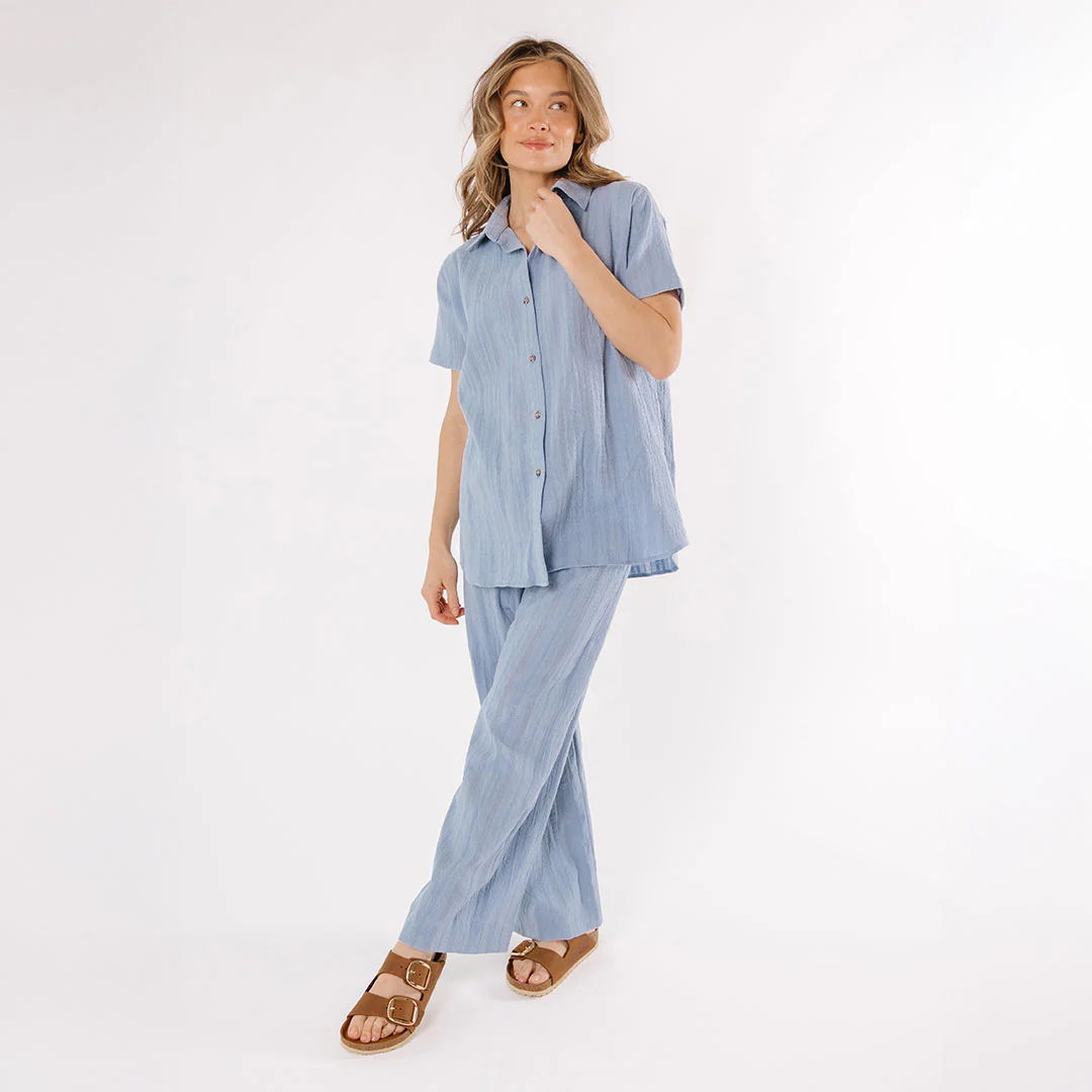 Cabana Shirt, Dusk Blue - Image 7