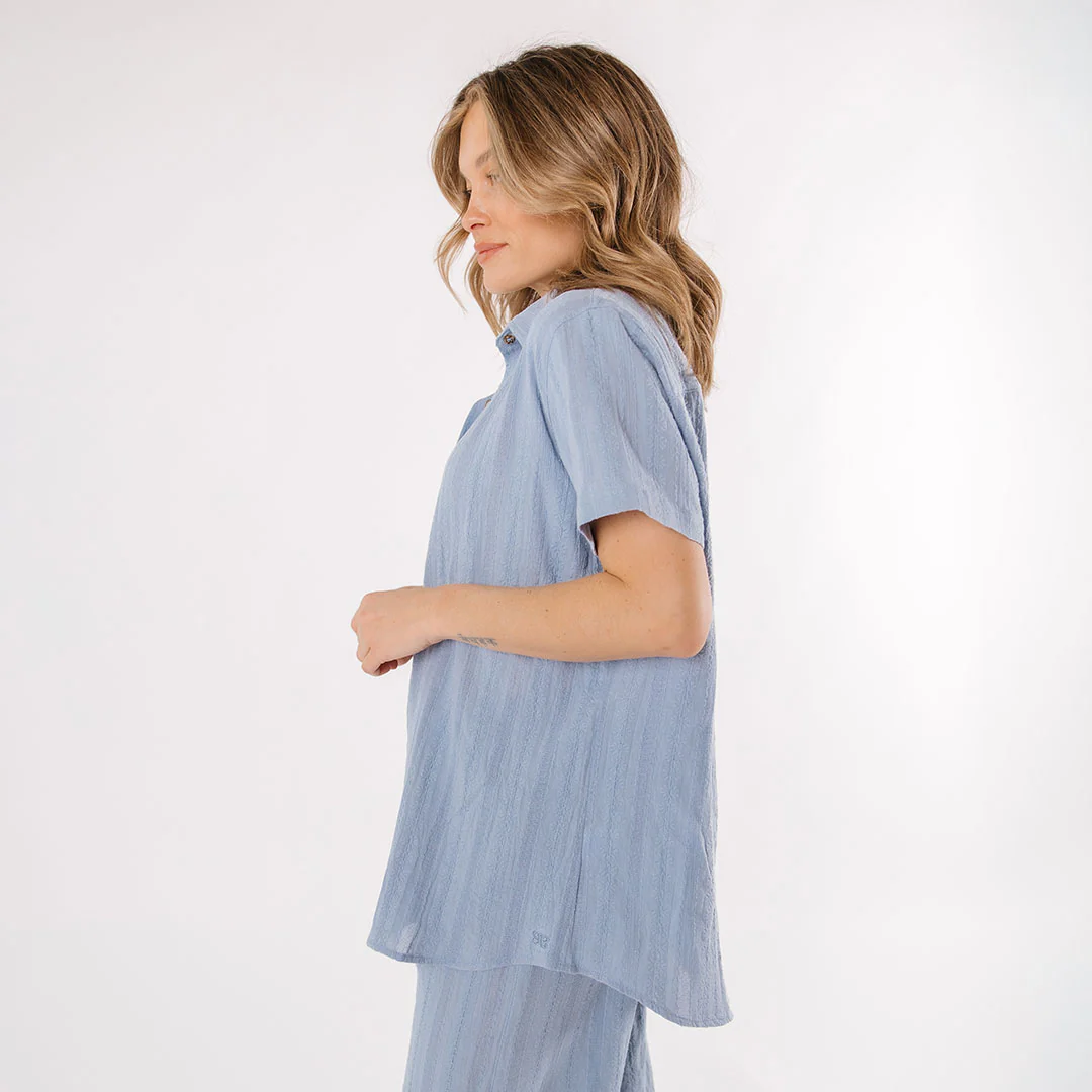 Cabana Shirt, Dusk Blue - Image 8