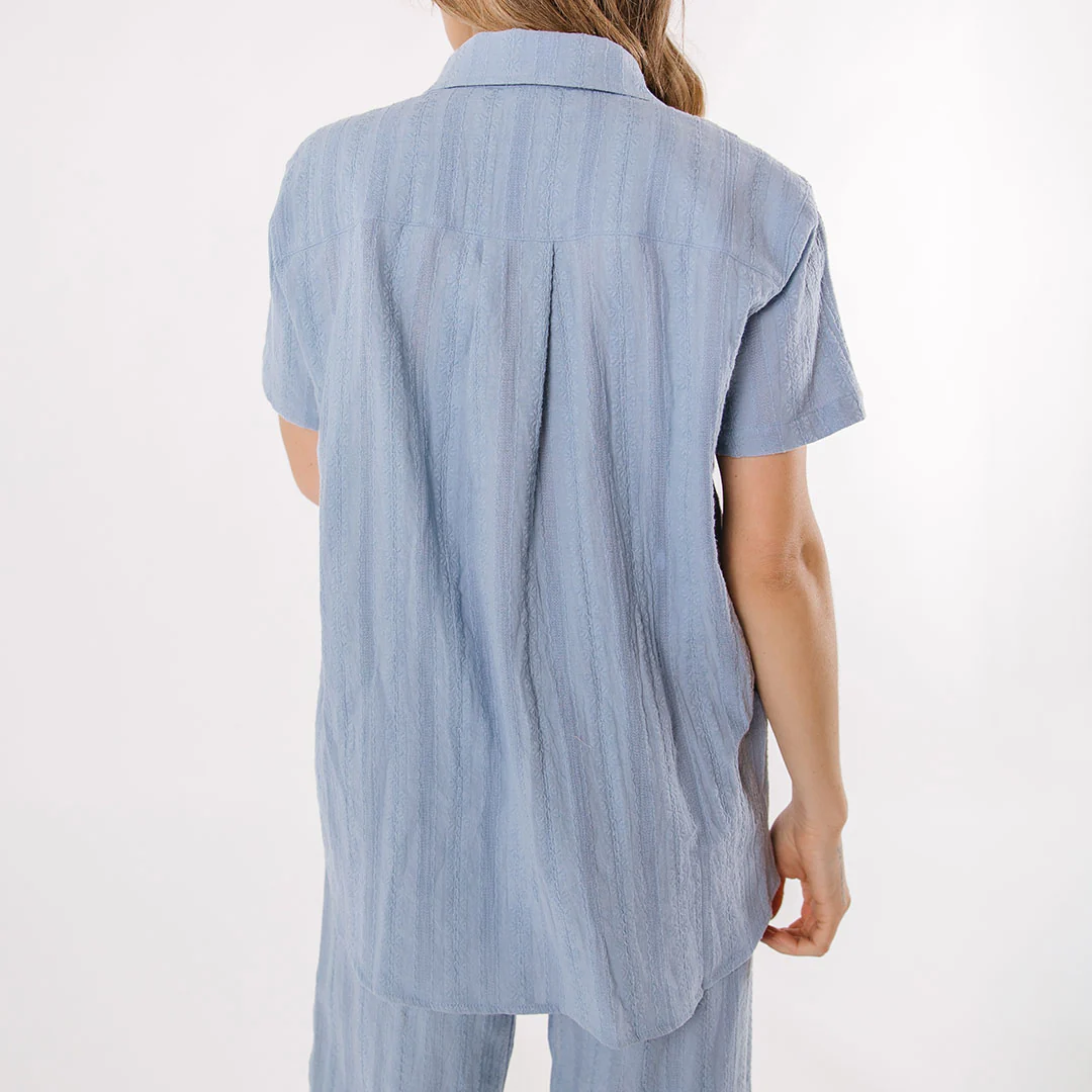Cabana Shirt, Dusk Blue - Image 9
