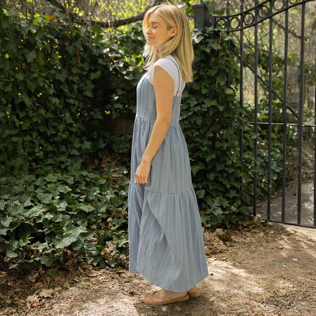 Cabo Midi Dress, Dusk Blue - Image 7