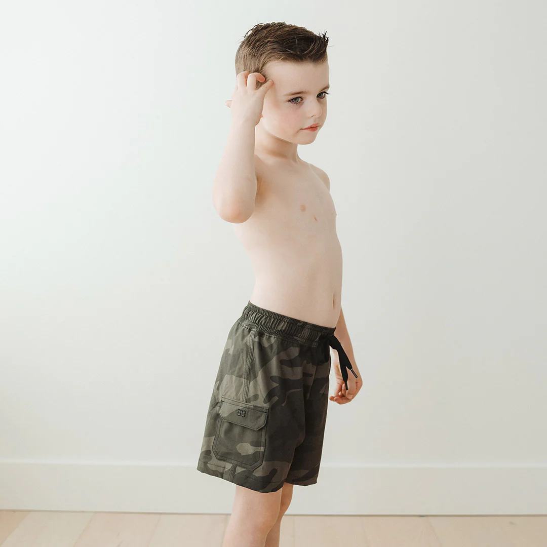 Camo Jr. Swim Trunks - Image 4
