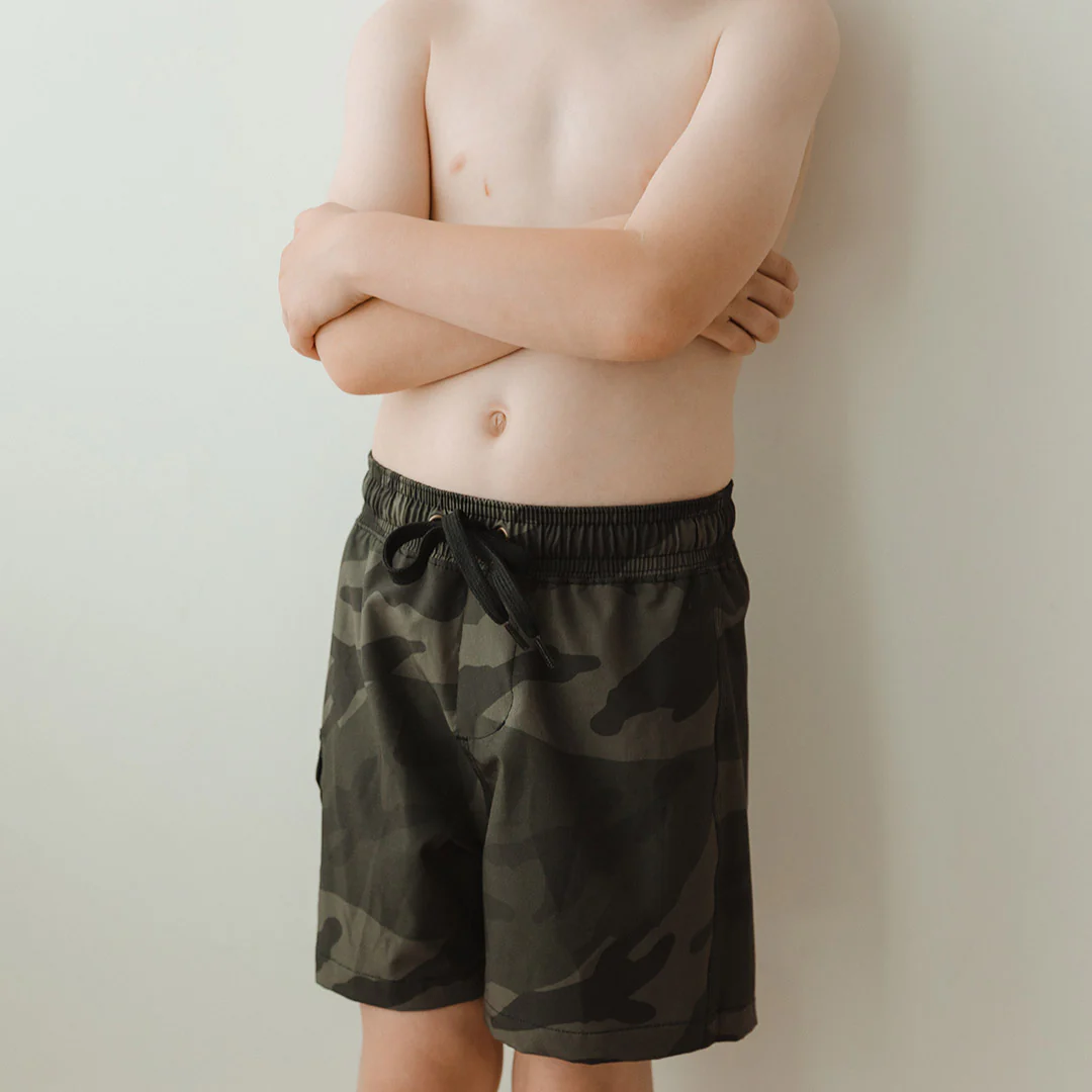 Camo Jr. Swim Trunks - Image 7