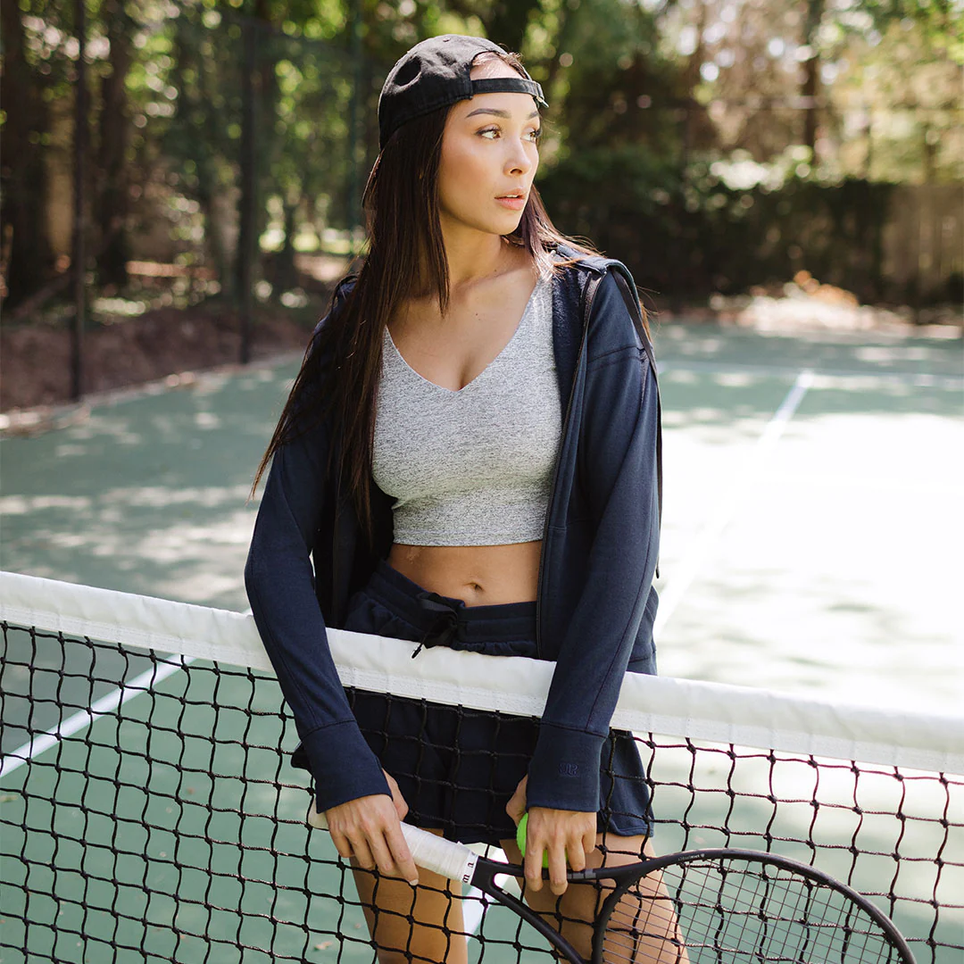 Campus Zip-Up, Navy - Image 5