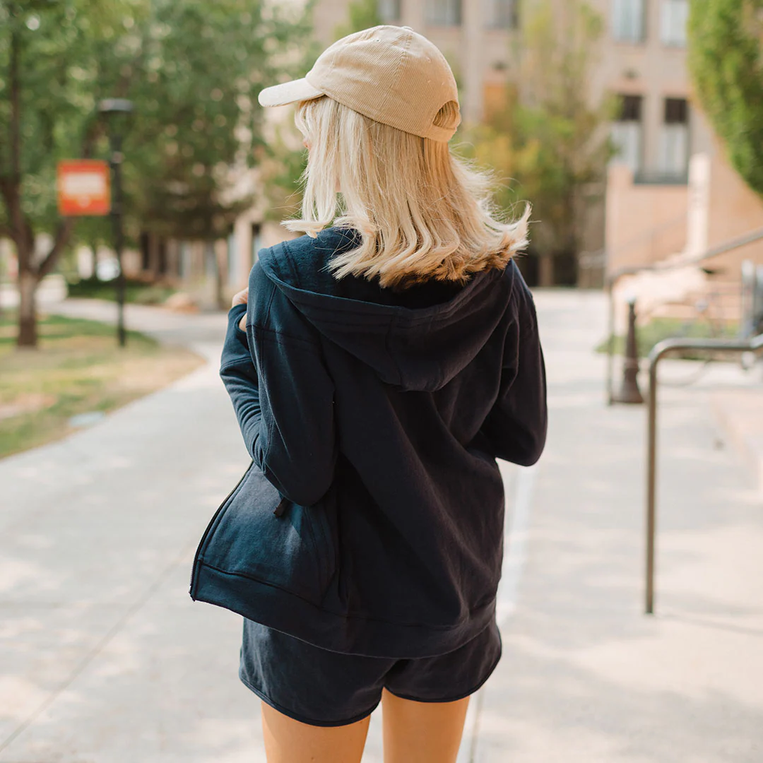 Campus Zip-Up, Navy - Image 7