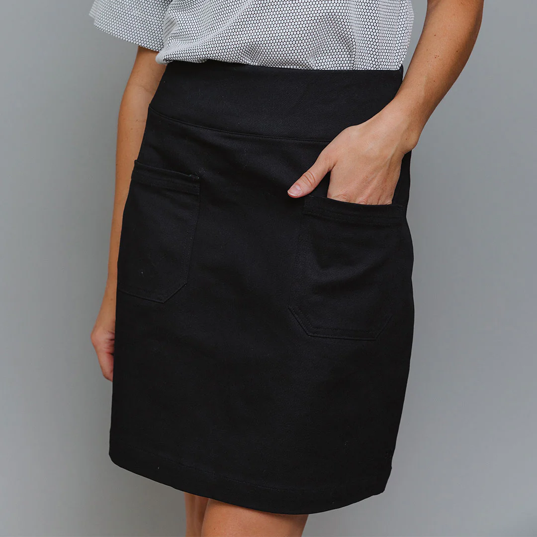 Canvas Skirt, Black Canvas - Image 2