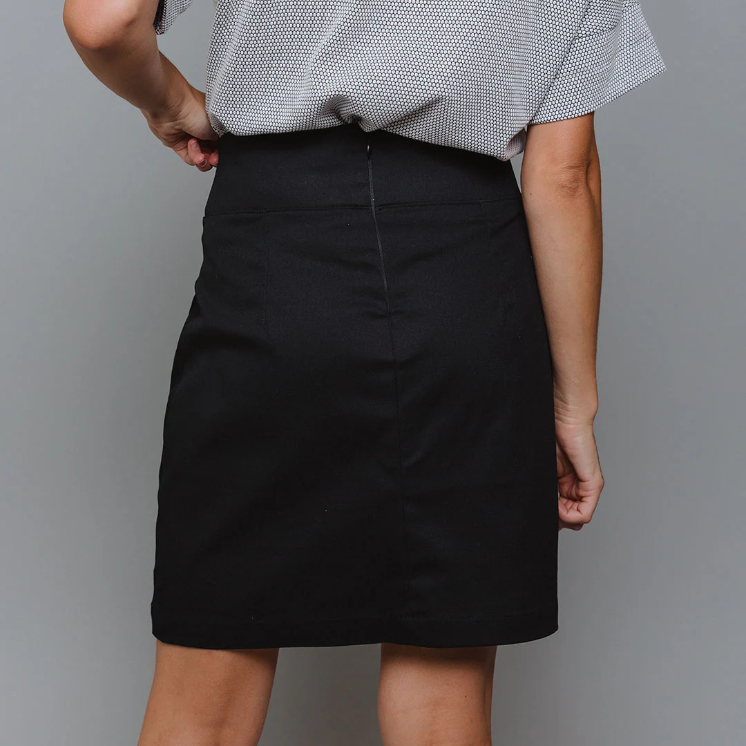 Canvas Skirt, Black Canvas - Image 3