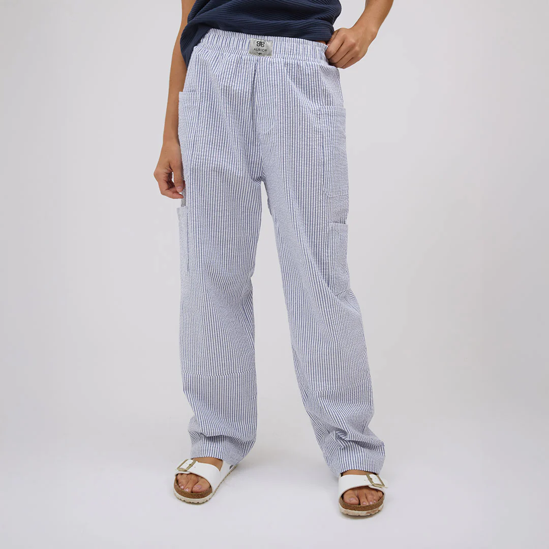Cargo Pants, Navy Stripe - Image 3