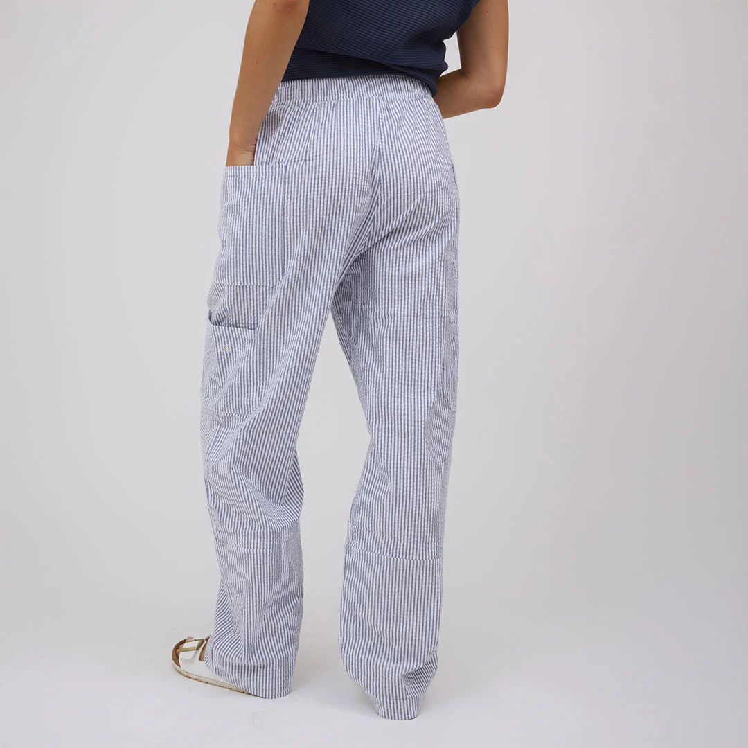 Cargo Pants, Navy Stripe - Image 7