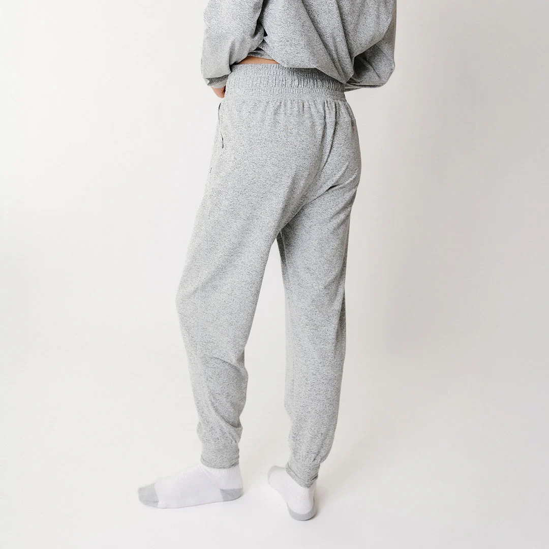 Carry On Joggers, Heather Grey - Image 4