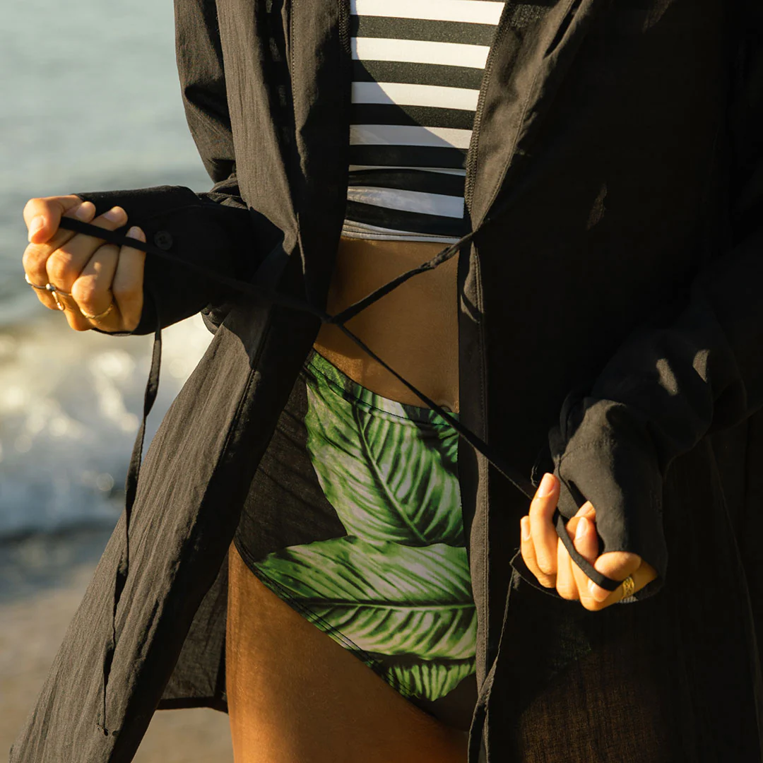 Cascade Tie Cover-Up, Black - Image 3