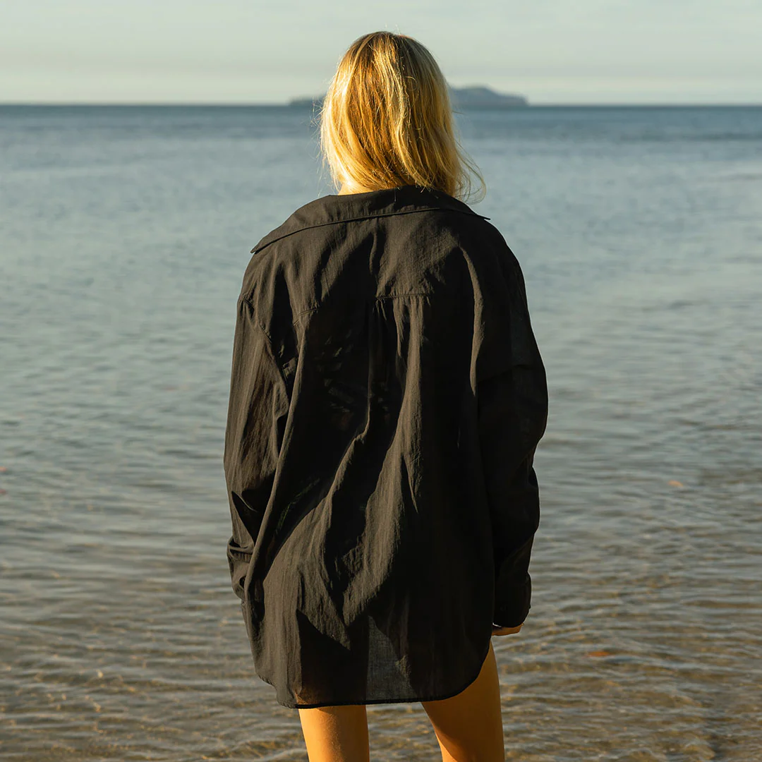 Cascade Tie Cover-Up, Black - Image 4