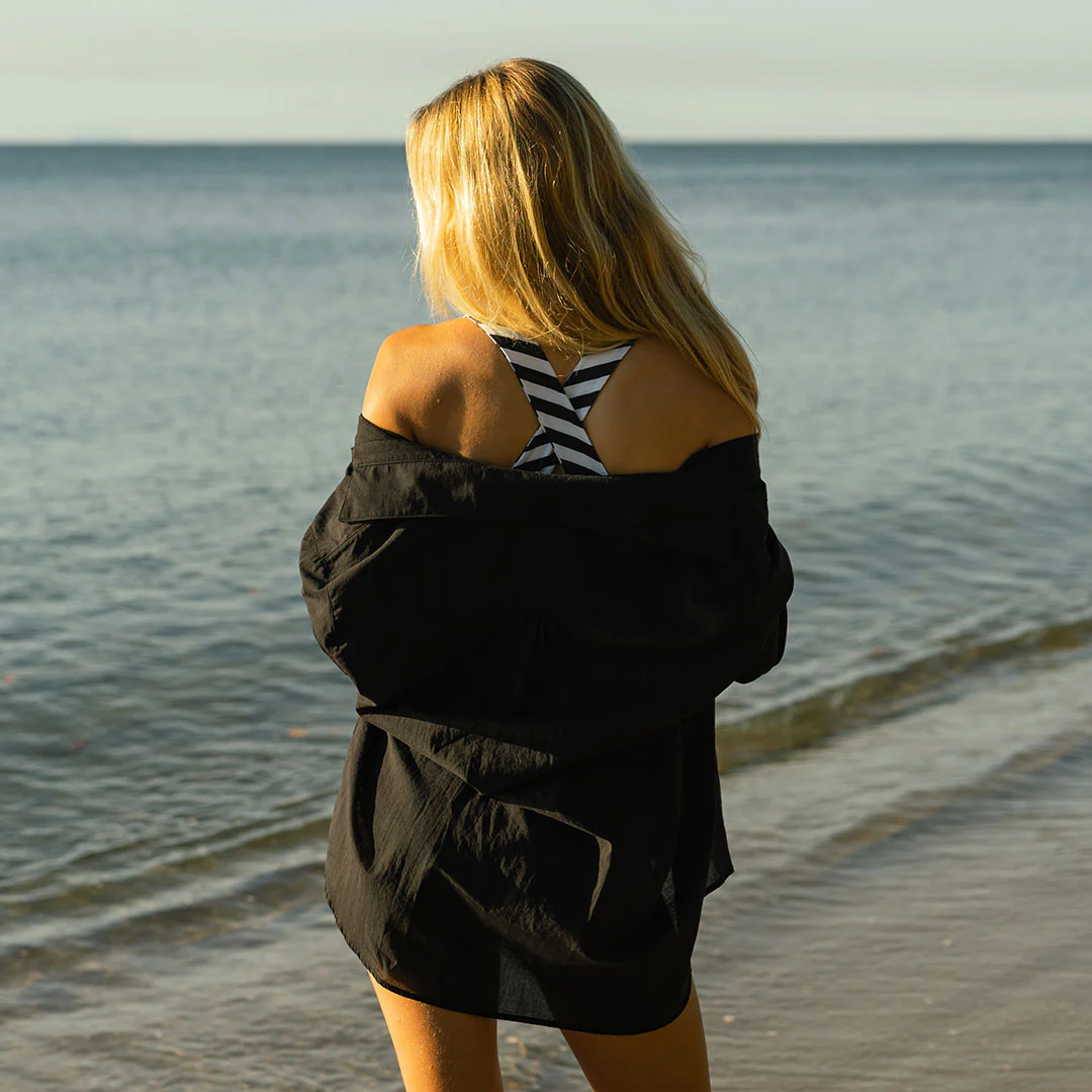 Cascade Tie Cover-Up, Black - Image 6