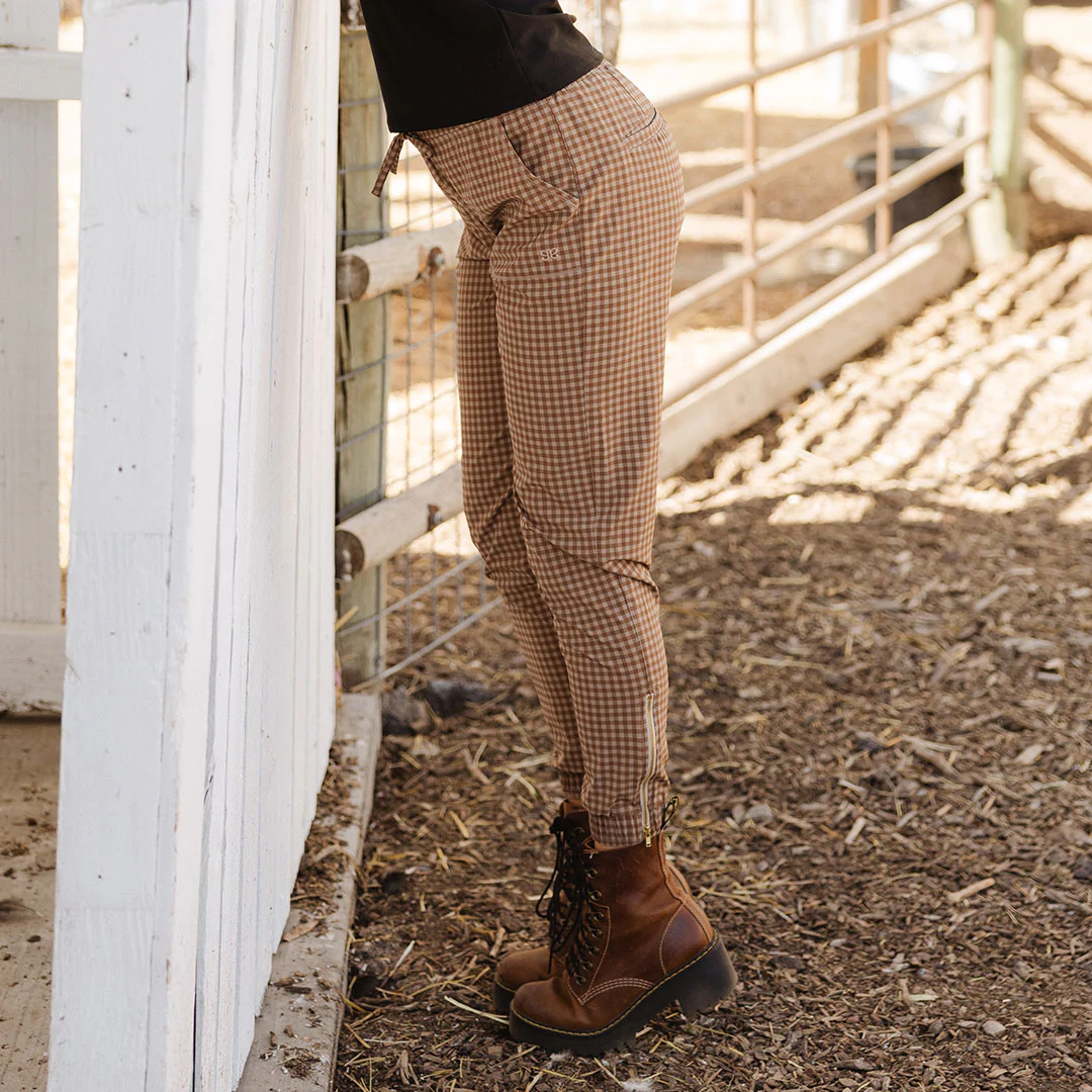 Cinnamon Check Jetsetters - Image 4
