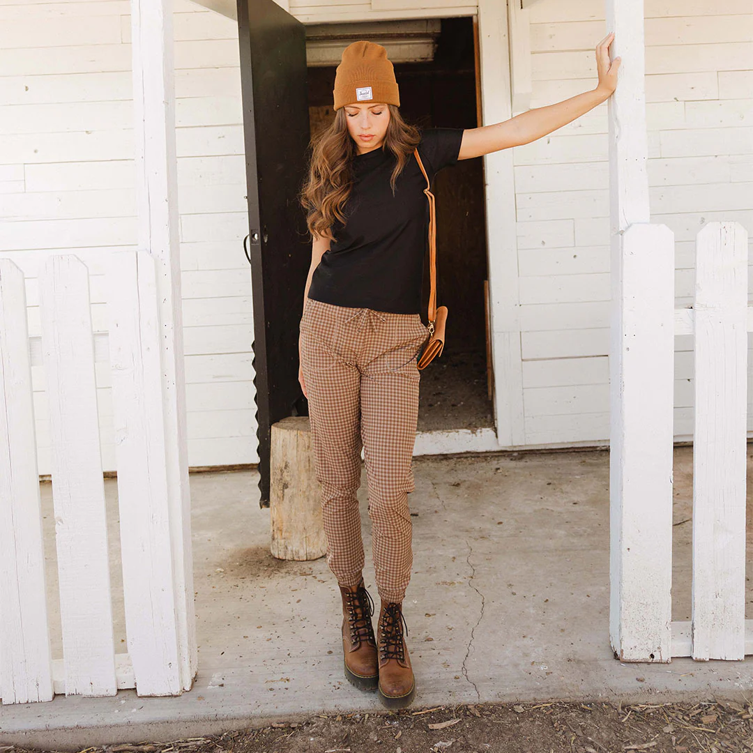 Cinnamon Check Jetsetters - Image 5