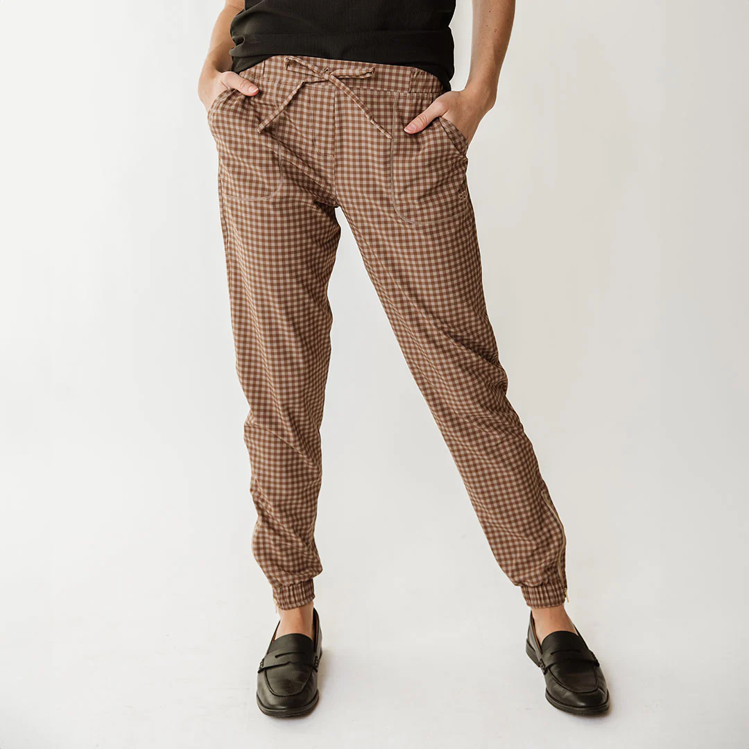 Cinnamon Check Jetsetters - Image 6