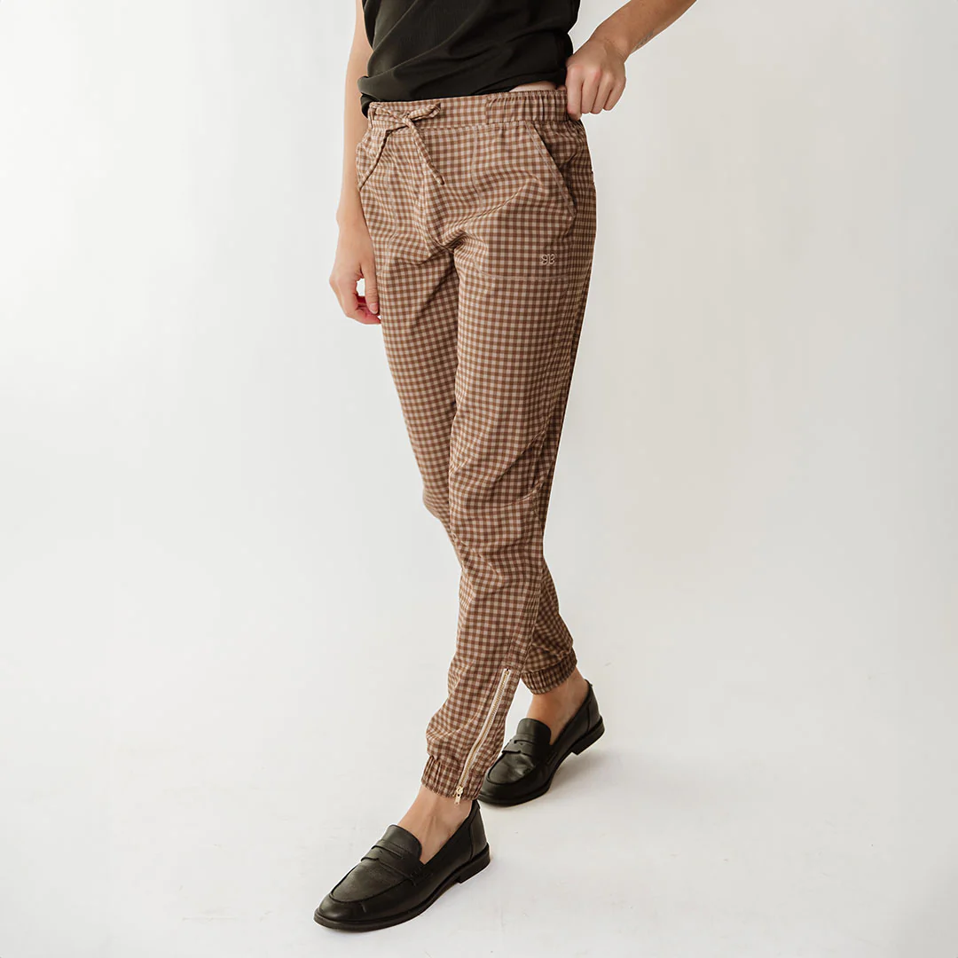 Cinnamon Check Jetsetters - Image 7