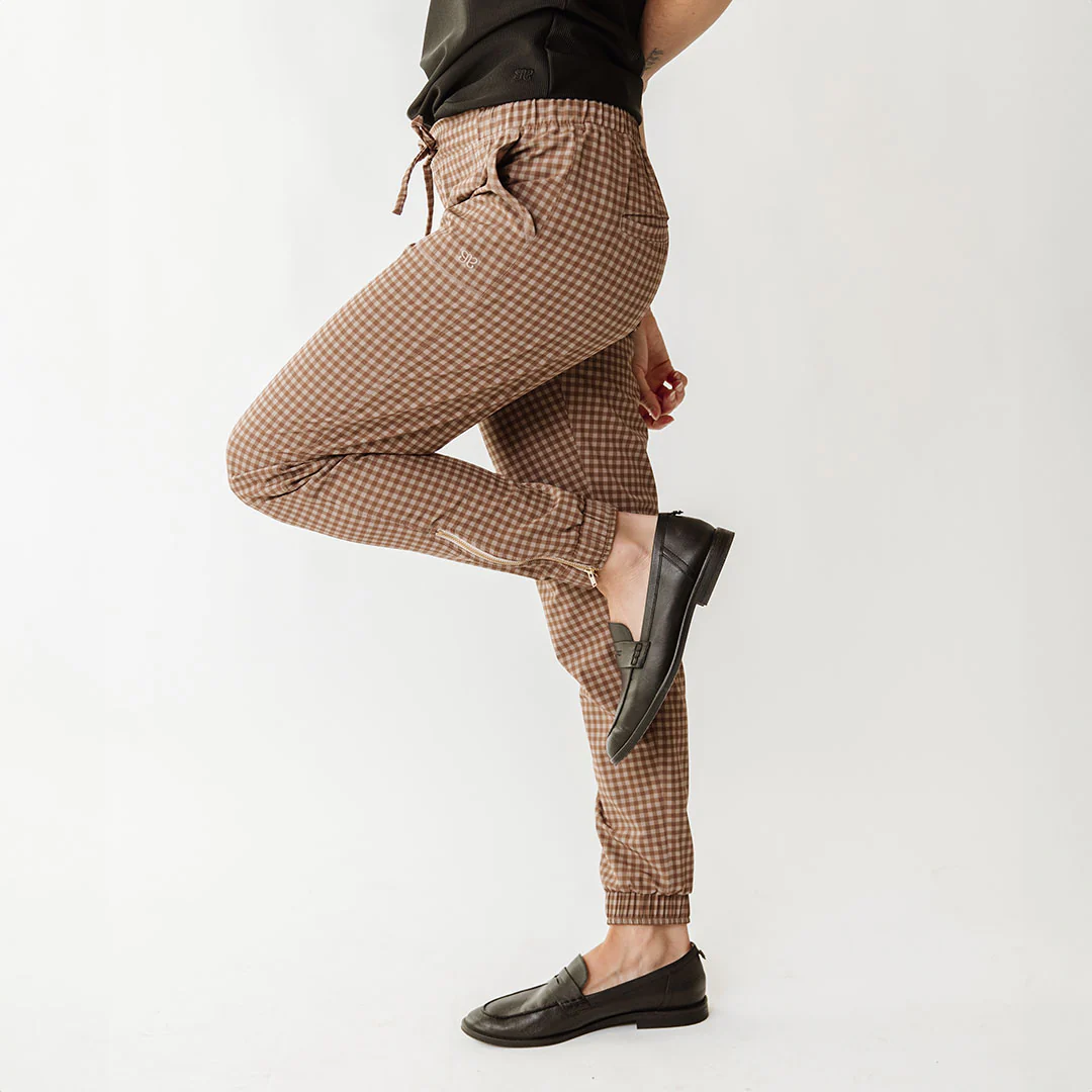 Cinnamon Check Jetsetters - Image 9