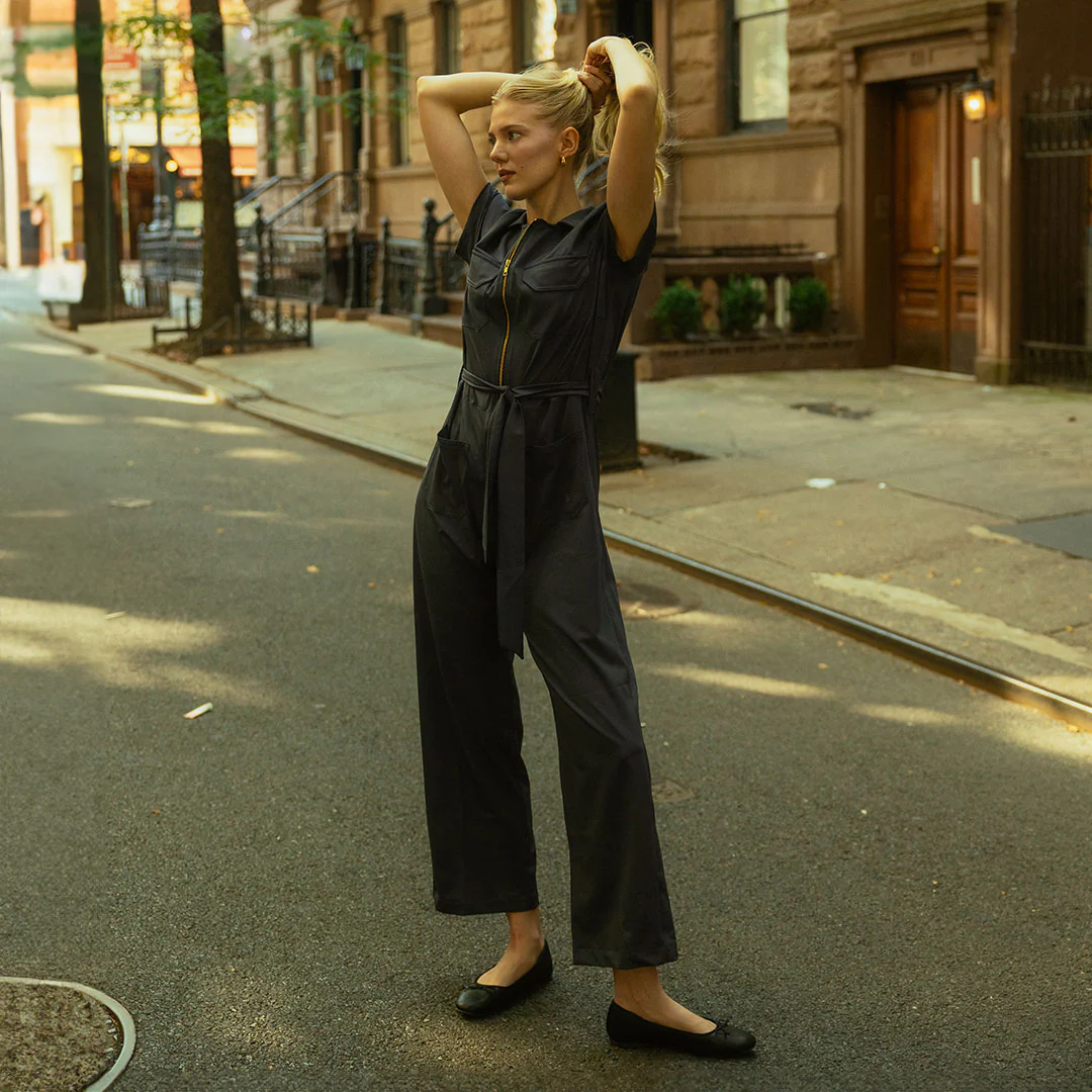 City Jumpsuit, Charcoal - Image 3