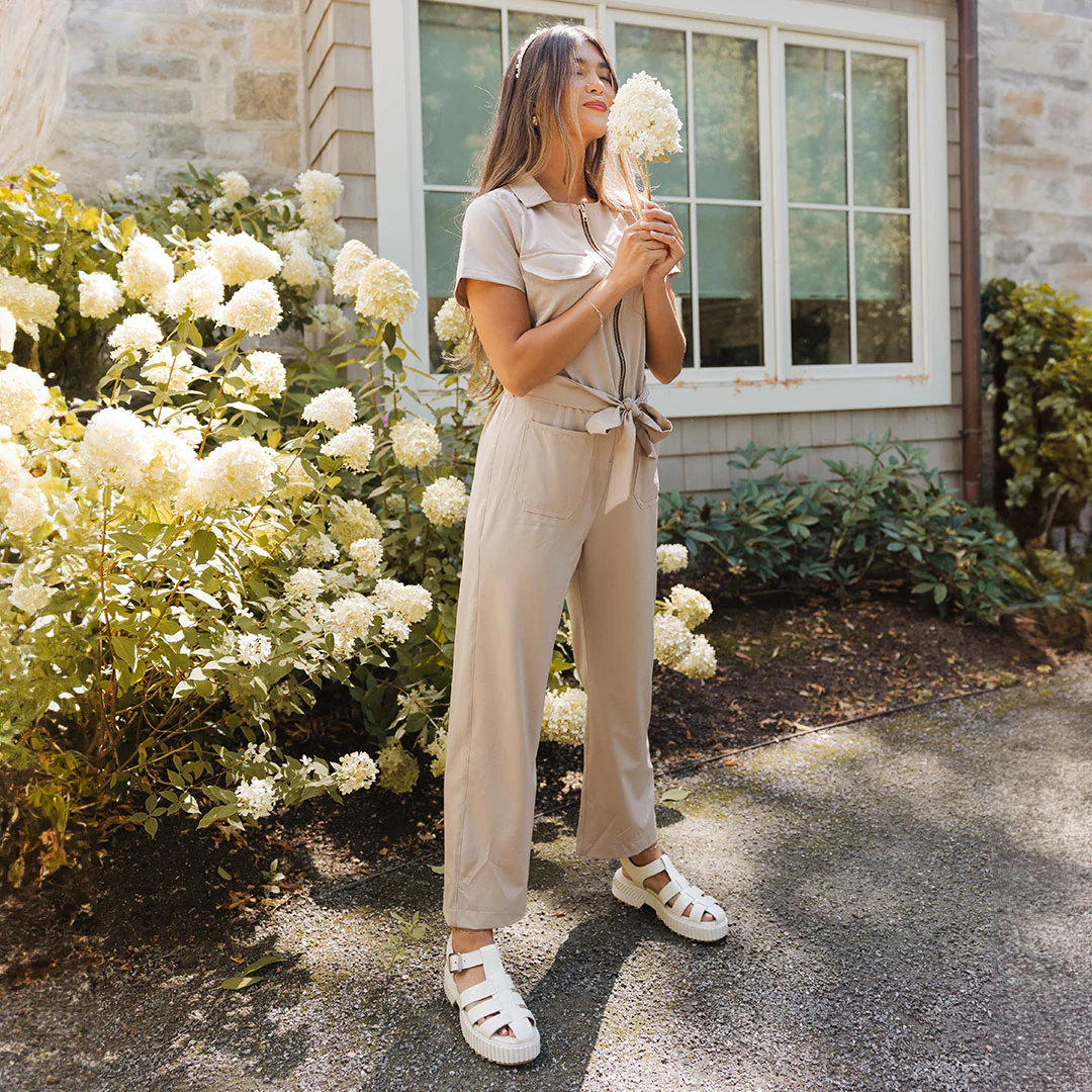City Jumpsuit, Cobblestone - Image 11