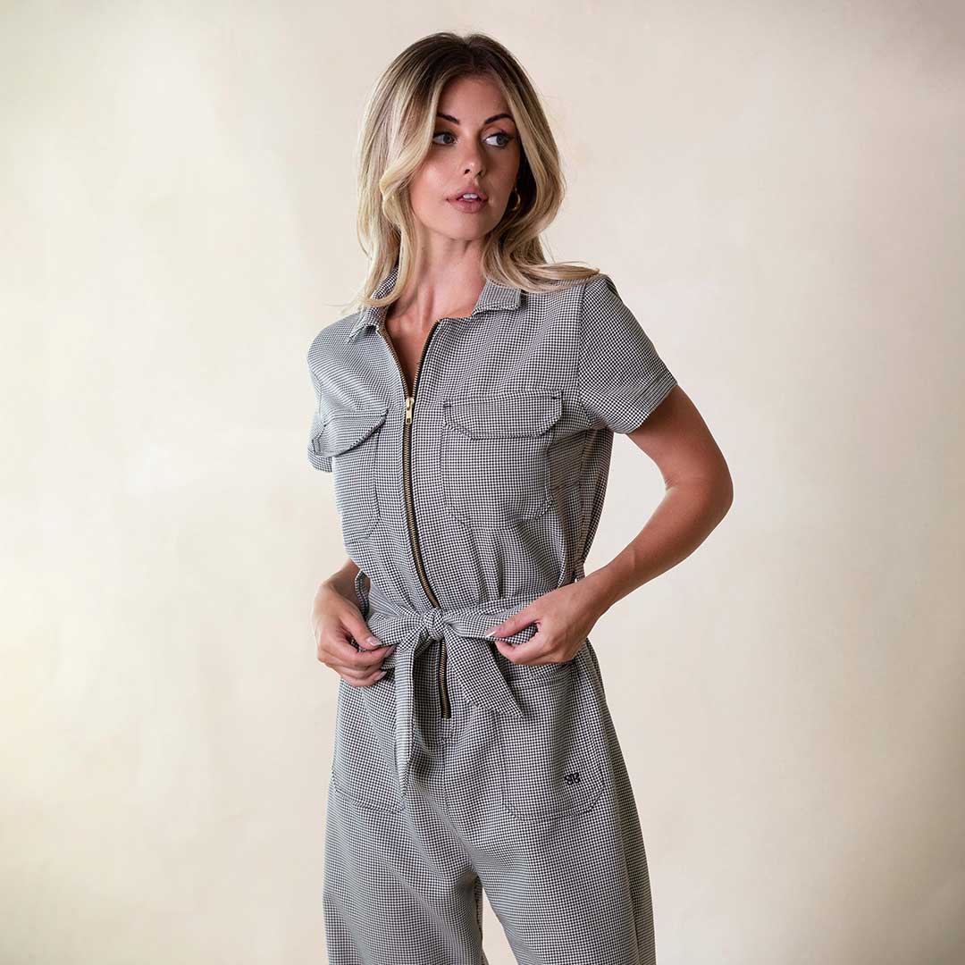 City Jumpsuit, Houndstooth - Image 9