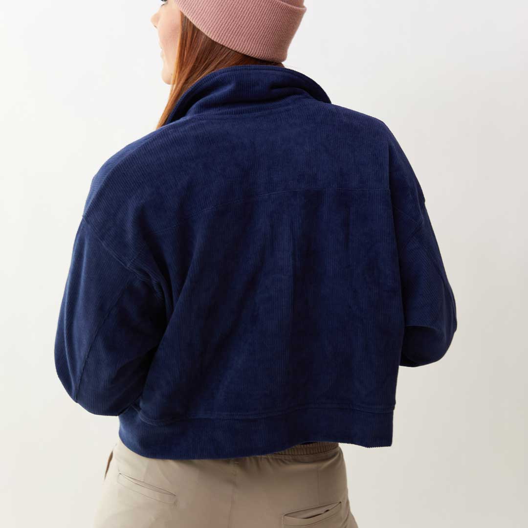 Corduroy Navy Button-Up - Image 9