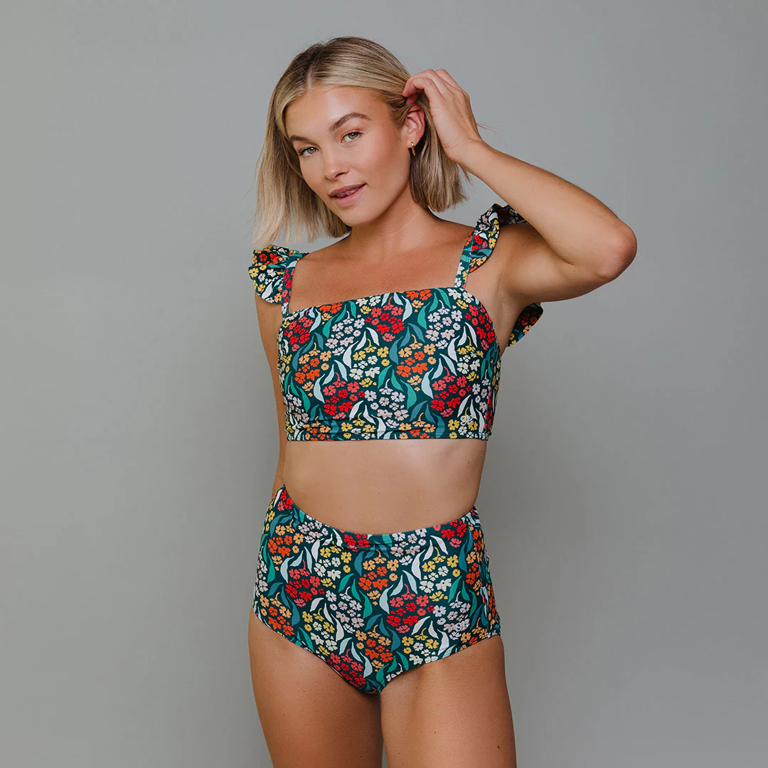 Costa Floral High-Waisted Bottoms - Image 5